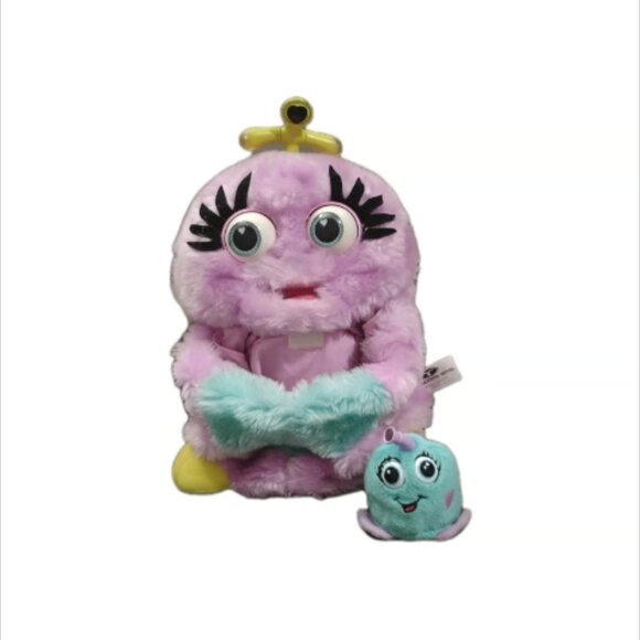 Vintage 1999 Wuv Luv Purple Plush Interactive Talking With Baby Trend Masters - Picture 1 of 11